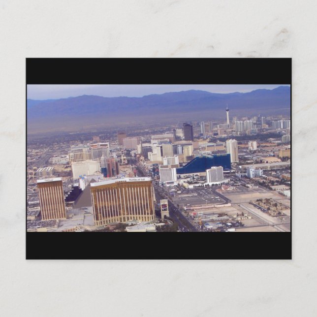 Cartões postais de 2006 da Las Vegas Strip (Frente)