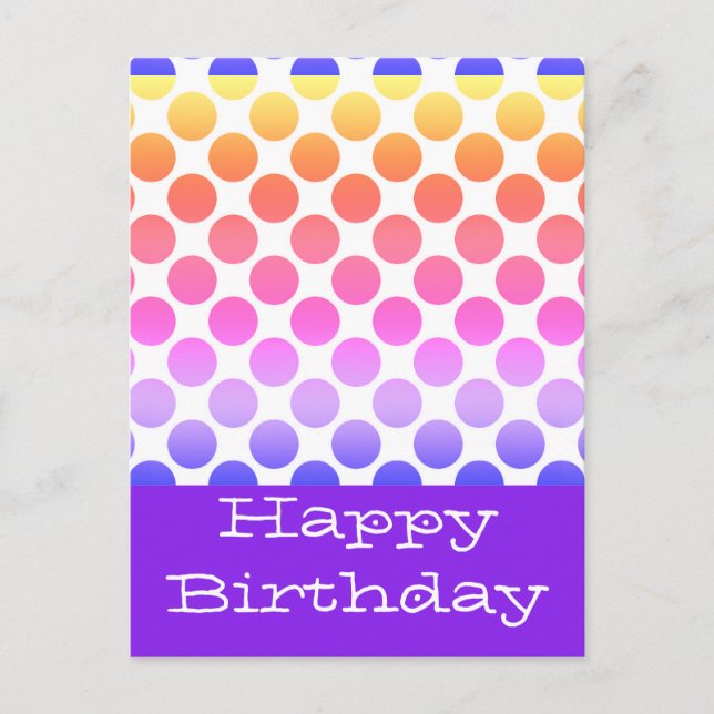 Cartões postais de aniversário (Frente)