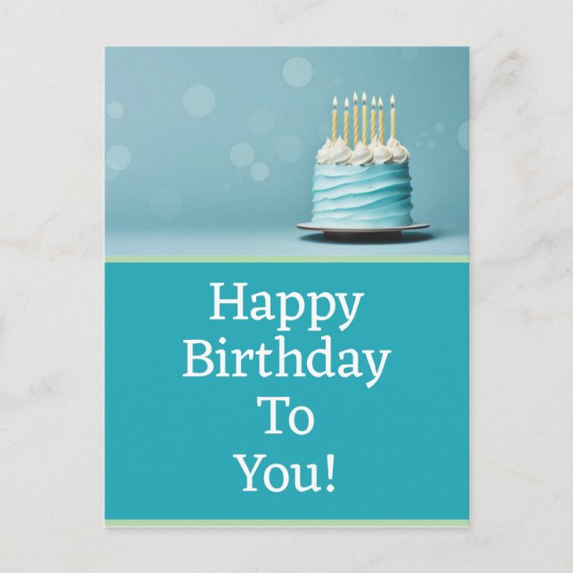 Cartões postais de aniversário (Frente)