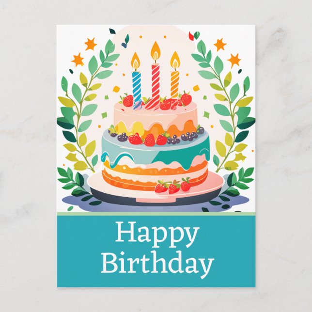 Cartões postais de aniversário (Frente)