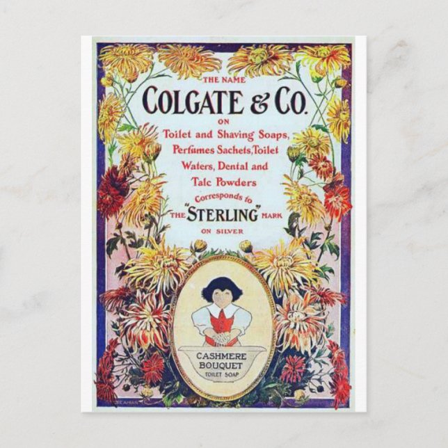 Cartões postais de anúncios de beleza vítrea (Frente)