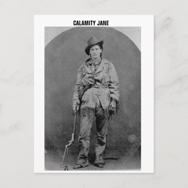 CARTÕES POSTAIS DE ARMA DA CALAMITY JANE HOLDING (Frente)
