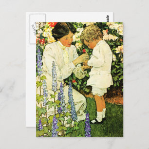 Cartões postais de arte de Dia de as mães feliz