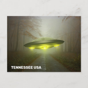 Cartões postais de ARTE de OVNInESSEE USA SPACESHI