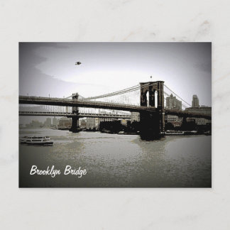 Cartões postais de arte em ponte do Brooklyn