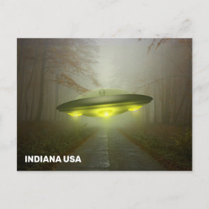 Cartões postais de ARTE OVNIndi USA SPACESHIP