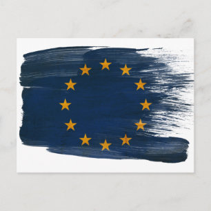 Cartões postais de bandeira da União Europeia