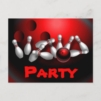 Cartões postais de Boliche personalizados