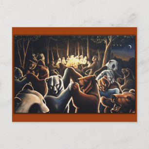 Cartões postais de celebração de cartões de or