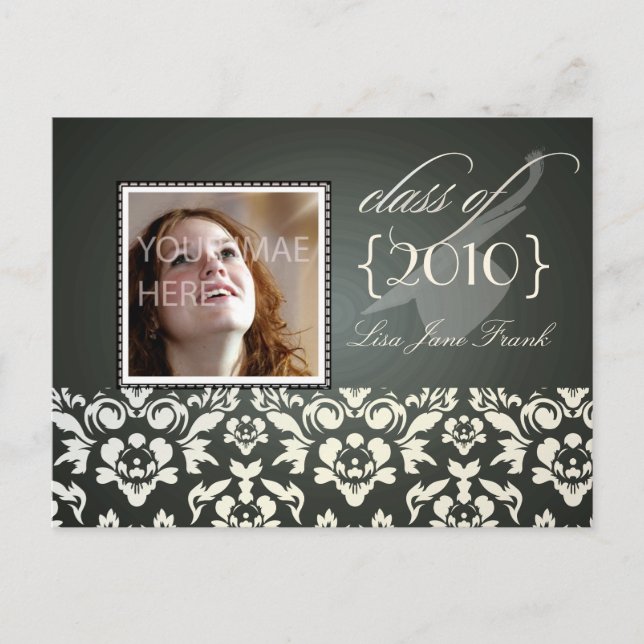 Cartões postais de convite para festas de formatur (Frente)