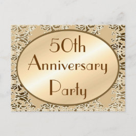 Cartões postais de convite para vencedores de 50 a