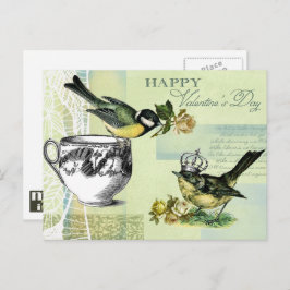 Cartões postais de Dia de os namorados de Aves Vin