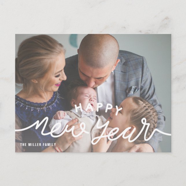 Cartões postais de feliz ano novo (Frente)