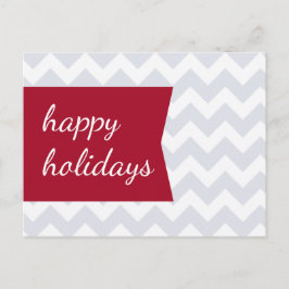 Cartões postais de feriado Red Chevron