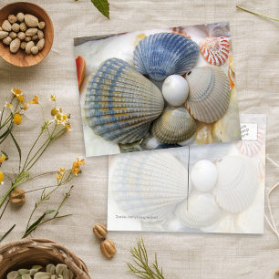 Cartões Postais de Fotografia de Conchas Azuis
