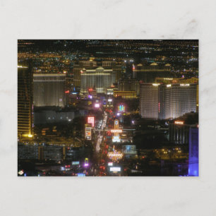 Cartões postais de fotos aéreas em Las Vegas Strip