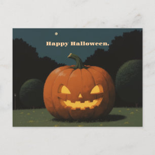 cartões postais de halloween felizes