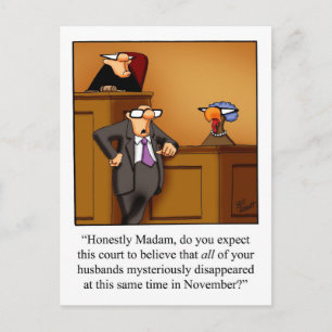 Cartões postais de humor de ação de graças engraça