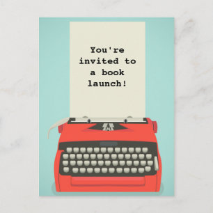 Cartões postais de lançamento de livros ou eventos