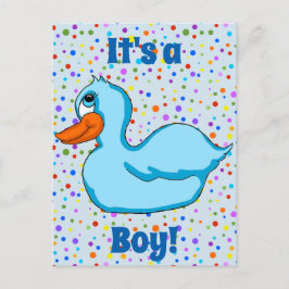 Cartões postais de lançamento do Blue Duck Baby
