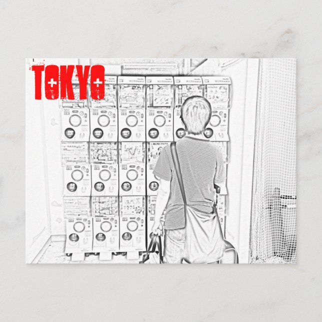 Cartões Postais de Máquinas de Venda Japonesas em  (Frente)