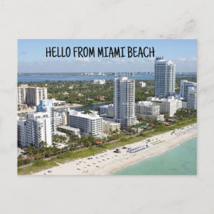 CARTÕES POSTAIS DE MIAMI BEACH FLORIDA