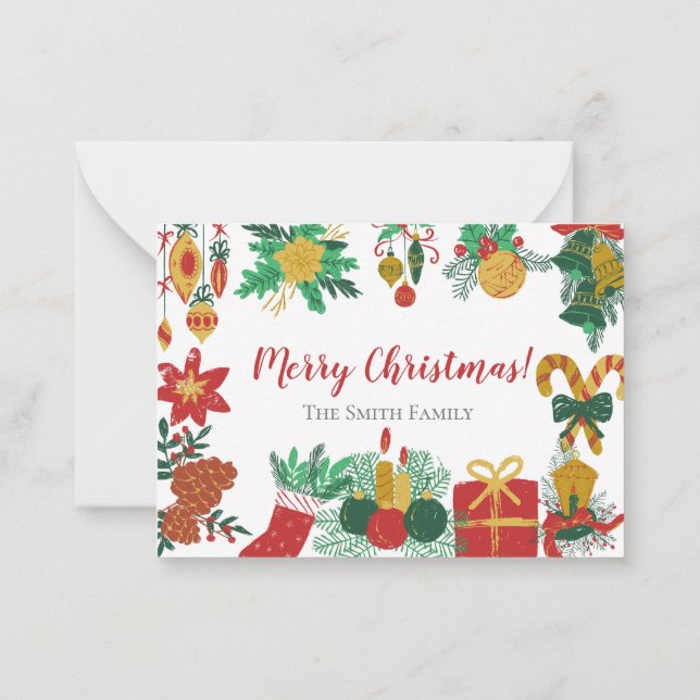 Cartões postais de Natal (Verso)