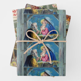 Cartões postais de Natal da moda antiga Angels 3