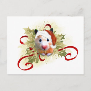 Cartões postais de Natal de Hamster