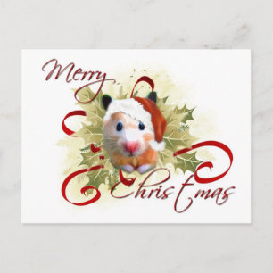 Cartões postais de Natal de Hamster