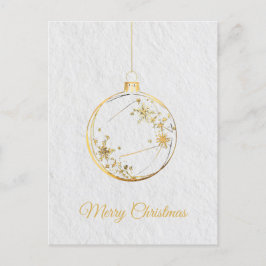 Cartões postais de Natal de luxo minimalistas