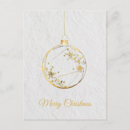 Cartões postais de Natal de luxo minimalistas