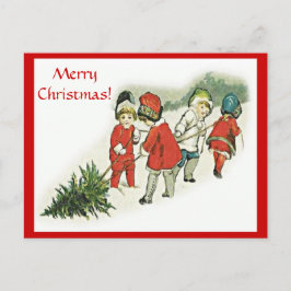 Cartões postais de Natal e Crianças Vintage