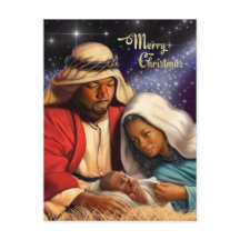 Cartões postais de Natal sobre a Natividade Americ