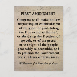 Cartões postais de primeira emenda