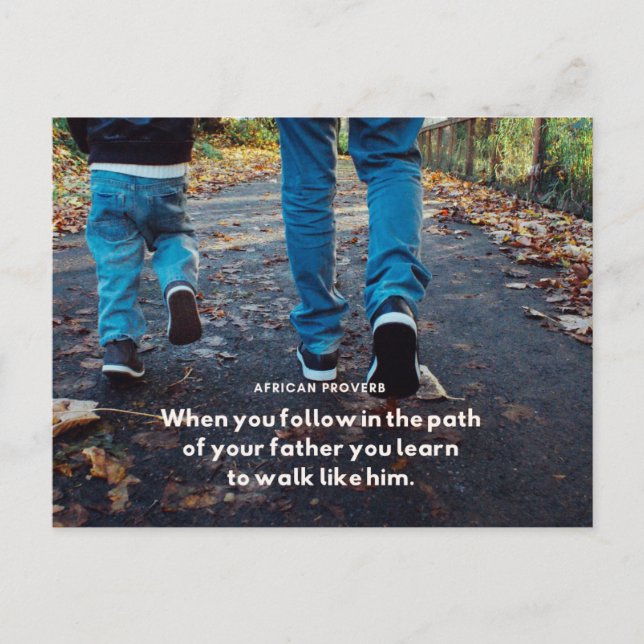 Cartões Postais de Provérbios Africanos (Frente)