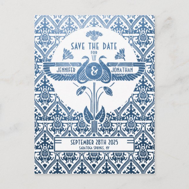 Cartões Postais de Save the Date de Casamento Egíp (Frente)