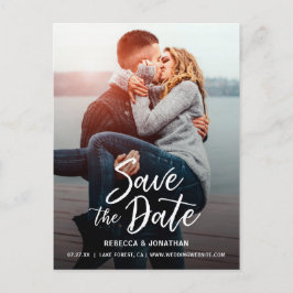 Cartões Postais de Save the Date de Fotos de Casam
