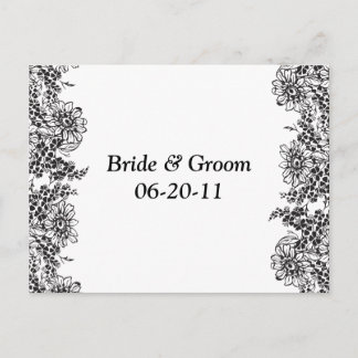 Cartões Postais de Save The Date Personalizáveis