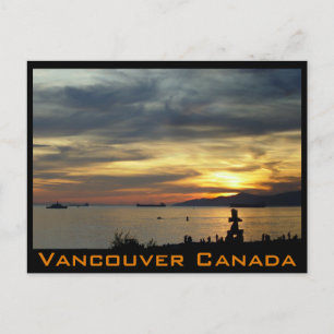 Cartões postais de Vancouver Souvenir Inukshuk La
