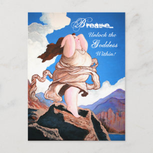 Cartões postais "Desbloquear a Deusa Dentro"