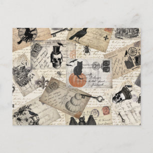 Cartões postais do Dia das Bruxas Modernos