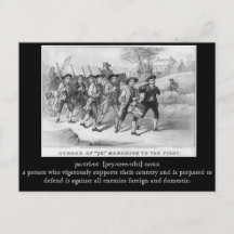 Cartões postais do dia de veterano