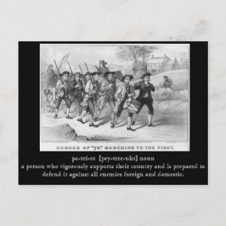 Cartões postais do dia de veterano