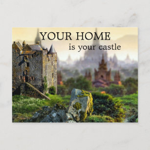 Cartões postais do Marketing do Agente Imobiliário