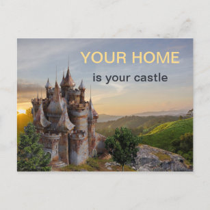 Cartões postais do Marketing do Agente Imobiliário