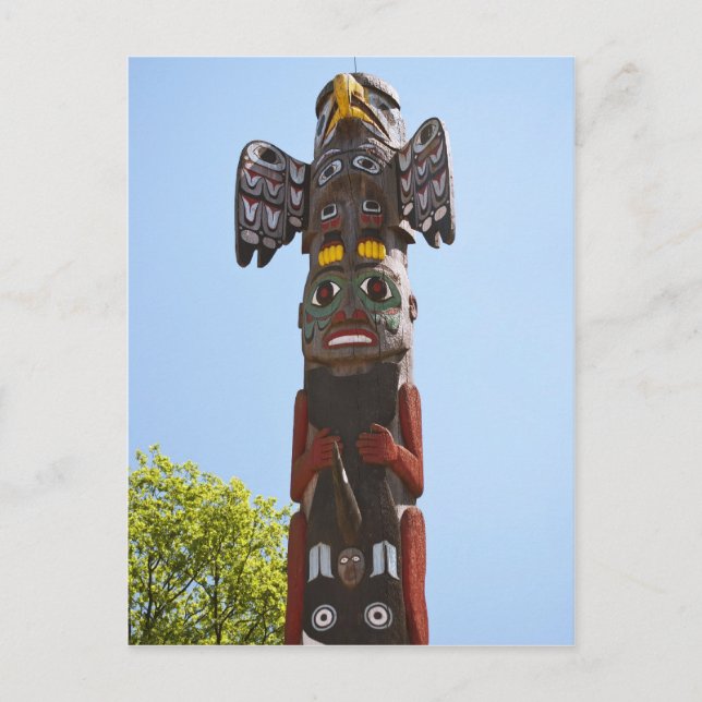Cartões Postais do Totem Pole (Frente)