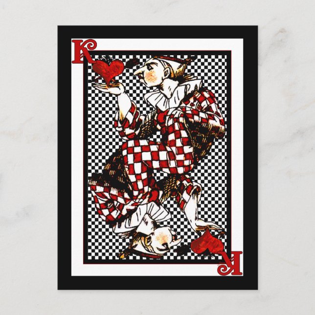 Cartões Postais do Valete de Copas (Frente)