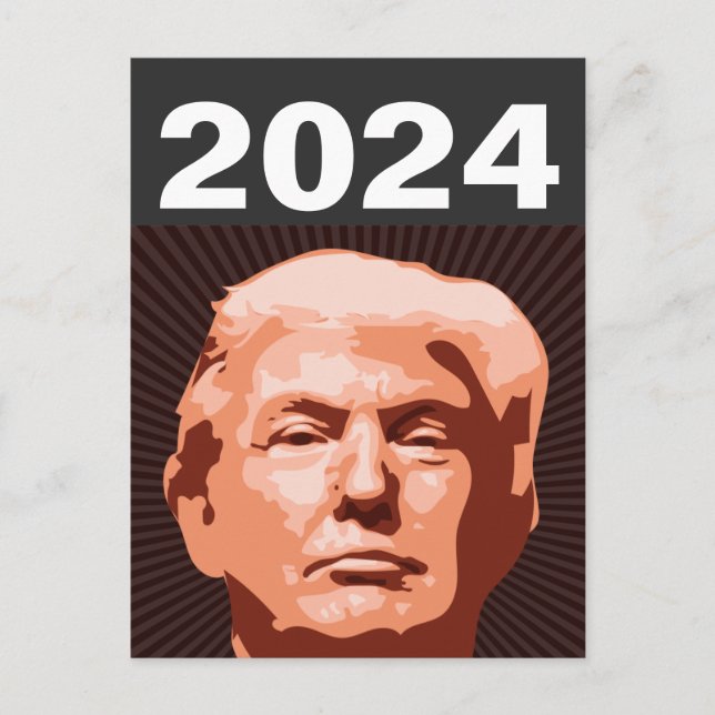 CARTÕES POSTAIS DONALD TRUMP 2024 (Frente)