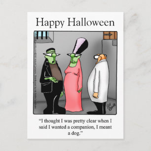 Cartões postais "Espectickles" de Halloween Humor